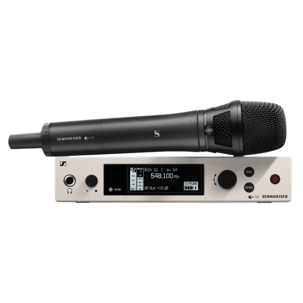 We Provide Sennheiser EW500 G4 with Neumann KK205 capsule