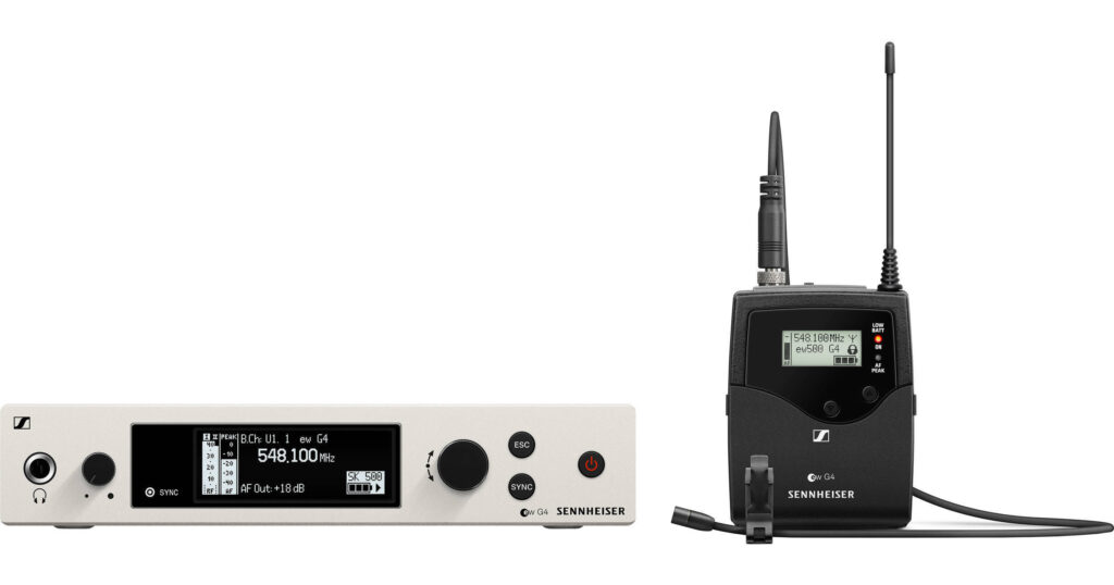 We provide Sennheiser EW500 G4 Receiver with Beltpack Transmitter